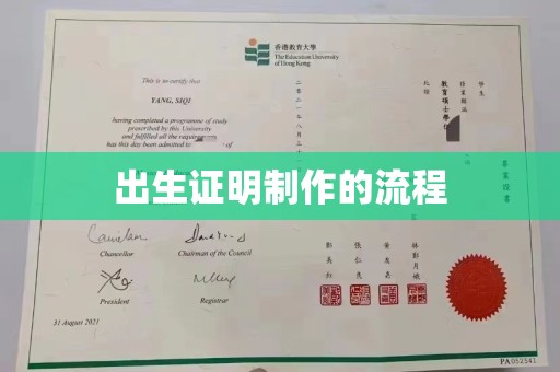 达川出生证明制作的流程