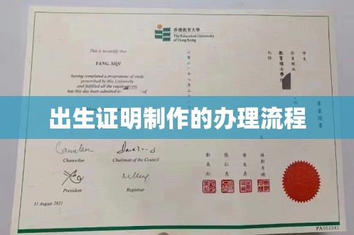 达川出生证明制作的办理流程