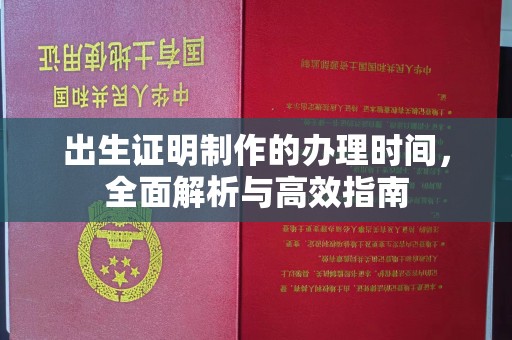 达川出生证明制作的办理时间，全面解析与高效指南