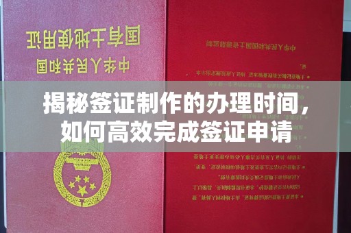 达川揭秘签证制作的办理时间，如何高效完成签证申请