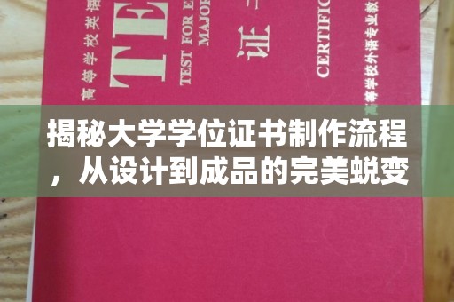 达川揭秘大学学位证书制作流程，从设计到成品的完美蜕变